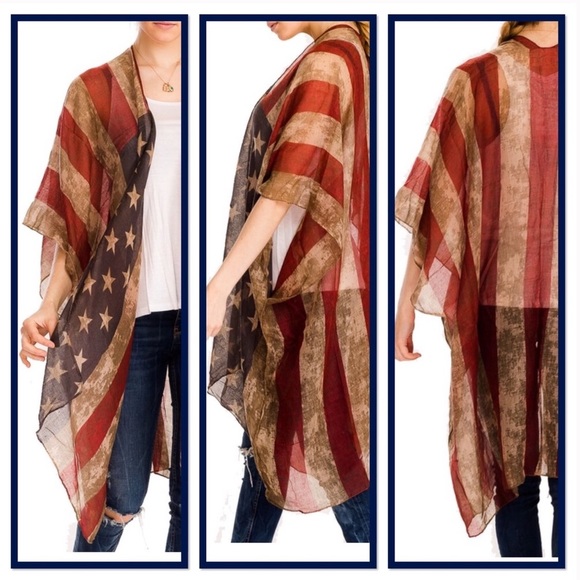 American Patriot Stars & Stripes Sleeveless Cover - Picture 9 of 12